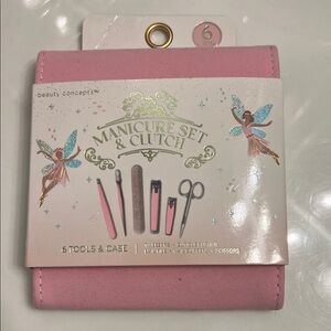 Beauty Concepts Pink Manicure Set & Clutch